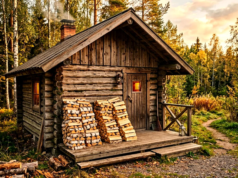 Круговая поленница holzhausen, Москва, улица Сосновая, 2